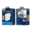 JELLICO ładowarka sieciowa C118 GaN PD 100W 2xUSB-C + 1xUSB QC3.0 Biały