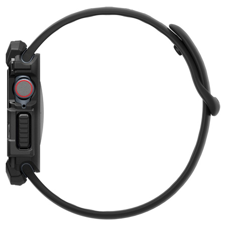 SPIGEN ETUI DO APPLE WATCH 10 46 MM RUGGED ARMOR MATTE BLACK WYSOKA OCHRONA