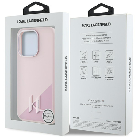 KARL LAGERFELD ETUI SILICONE SHADOW DO IPHONE 15 PRO MAX DO MAGSAFE