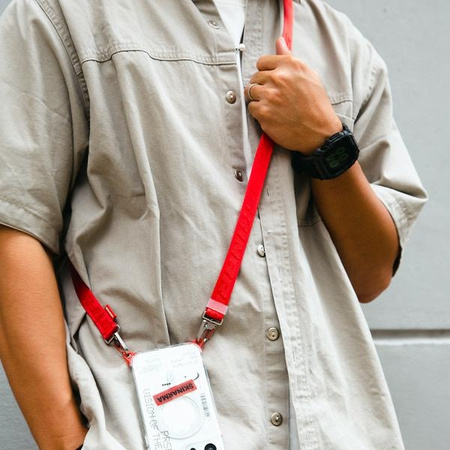 SKINARMA SMYCZ UNIWERSALNA DO TELEFONÓW SCOUT CZERWONA TRWAŁA I WYTRZYMAŁA