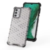 HURTEL ETUI HONEYCOMB DO SAMSUNG GALAXY A32 5G Z ŻELOWĄ RAMKĄ PRZEZROCZYSTE