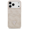 Etui Guess 4G Double Card Triangle do    iPhone 17 Pro Max różowy