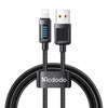 MCDODO KABEL USB-A LIGHTNING SZYBKIE ŁADOWANIE DO APPLE IPHONE 12W 1M LED