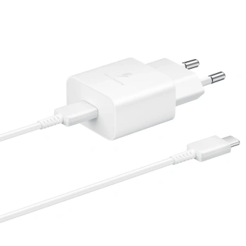 SAMSUNG ŁADOWARKA 15W Z KABLEM USB-C/USB-C DO TELEFONÓW GALAXY, FAST CHARGE