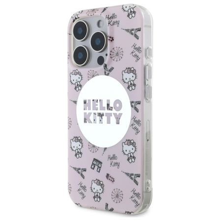 HELLO KITTY ETUI HKHMP16LHAOPP DO IPHONE 16 PRO 6.3 DO MAGSAFE Z MOTYWEM