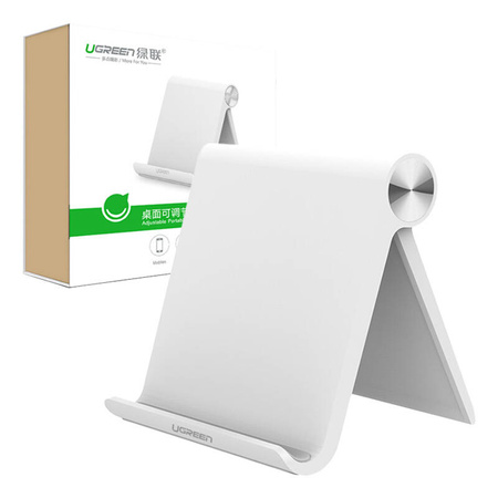 UGREEN PODSTAWKA STOJAK NA TABLET DO IPAD 10-12 CALI Z REGULACJĄ KĄTA BIAŁY