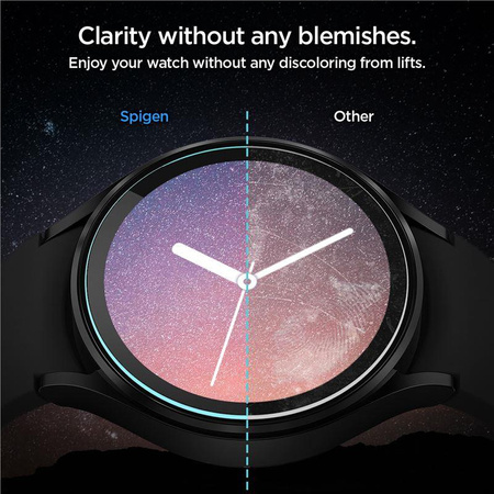 SZKŁO HARTOWANE SPIGEN GLAS.TR ”EZ-FIT” 2-PACK GALAXY WATCH 4 / 5 (44 MM)