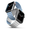 Etui Uniq pasek Revix na Apple Watch 1/2/3/4/5/6/7/8/SE/SE2/Ultra 42/44/45/49mm. Reversible Magnetic biały-niebieski/white-blue