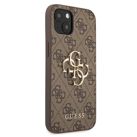 Guess GUHCP13M4GMGBR iPhone 13 6,1" brązowy/brown hardcase 4G Big Metal Logo