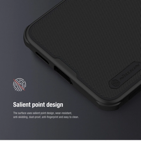 Etui Nillkin Super Frosted Shield Pro pancerne do Samsung Galaxy S24+ - niebieskie