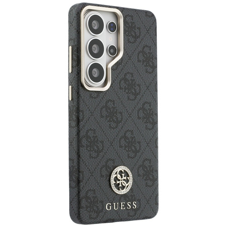 Etui Guess 4G Rhinestone Round Logo      MagSafe do Samsung Galaxy S26 Ultra czarny