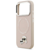 Etui Karl Lagerfeld Karl & Choupette Pins MagSafe do iPhone 17 Pro różowy