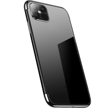 Clear Color case żelowy pokrowiec etui z metaliczną ramką Samsung Galaxy A13 5G czarny