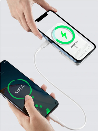 Powerbank Mcdodo GoPower  5000mAh PD 3.0 ,Do IPhone, Magnetyczny Bia³y