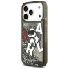 KARL LAGERFELD ETUI LIQUID GLITTER CHOUPETTE LOGO MAGSAFE DO IPHONE 17 PRO