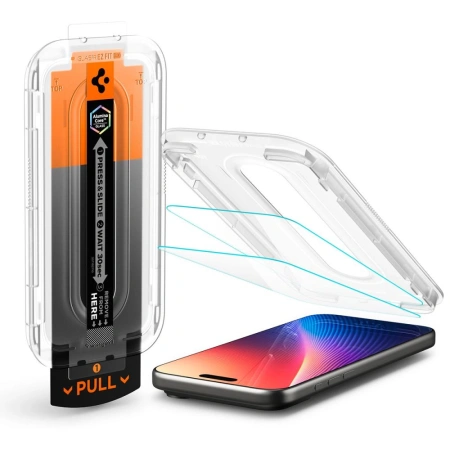 SPIGEN SZKŁO HARTOWANE GLAS.TR EZ FIT PRO DO IPHONE 16 PRO MAX 17 PRO MAX