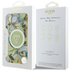 GUESS ETUI CASE IML METAL GLITTER DO IPHONE 16E DO MAGSAFE FLOWERS TRIANGLE