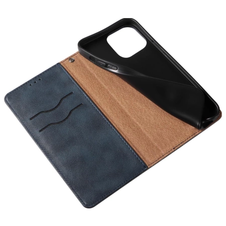 HURTEL ETUI MAGNET STRAP DO IPHONE 14 PRO MAX POKROWIEC PORTFEL Z PODSTAWKĄ