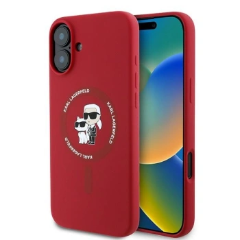 KARL LAGERFELD KLHMP16MSCMKCRHR ETUI DO IPHONE 16 PLUS HARDCASE SILIKON