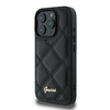 GUESS ETUI HARDCASE CASE POKROWIEC DO IPHONE 16 PRO DO APPLE QUILTED CZARNY