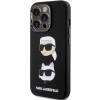 Etui Karl Lagerfeld Silicone Karl&Choupette Head na iPhone 15 Pro Max - czarne