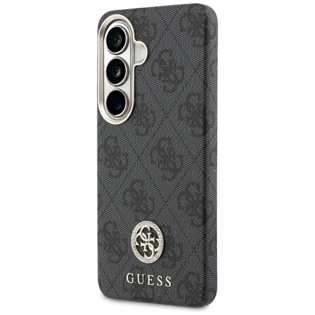 Etui Guess 4G Rhinestone Round Logo      MagSafe do Samsung Galaxy S26 czarny