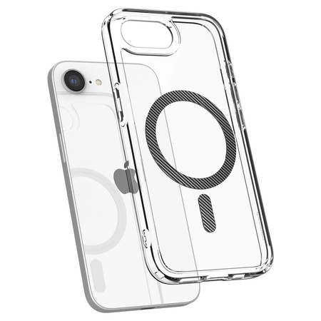 SPIGEN ETUI MAGNETYCZNE DO MAGSAFE IPHONE 16E ULTRA HYBRID CARBON FIBER