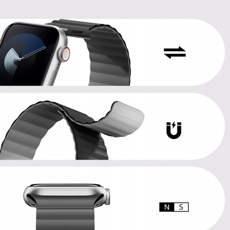 INNOSTYLE PASEK DO APPLE WATCH ULTRA 42 44 45 49 MM WODOODPORNY MAGNETYCZNY