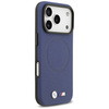 Etui BMW M FW Metal Logo MagSafe do iPhone 17 Pro granatowy