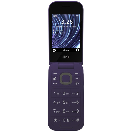 Telefon HMD 2660 Flip TA-1711 DS fioletowy