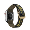 Dux Ducis Strap (Outdoor  Version) pasek Apple Watch Ultra, SE, 8, 7, 6, 5, 4, 3, 2, 1 (49, 45, 44, 42  mm) nylonowa opaska bransoleta żółta