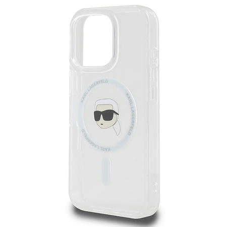 KARL LAGERFELD ETUI IML METAL KARL HEAD DO MAGSAFE DO IPHONE 16 PRO 6.3