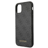GUESS ETUI HARD CASE DO IPHONE 11 6,1 Xr 4G METAL GOLD LOGO Z LOGO SZARY