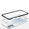 Clear 3in1 etui do Samsung Galaxy S23+ silikonowy pokrowiec z ramką czarne