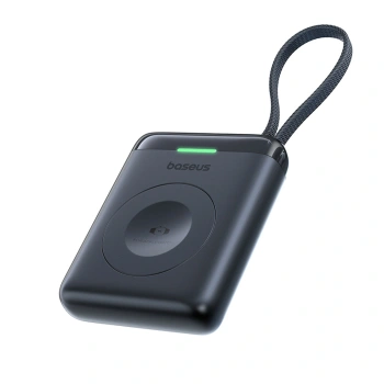 Powerbank Baseus EnerFill FW11 5W do Apple Watch z wbudowanym kablem - czarny