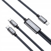 PALPRO KABEL USB-C - 2X USB-C SZYBKIE ŁADOWANIE DO SAMSUNG APPLE 100W 1M