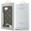 GUESS ETUI CASE DO IPHONE 16E PEONY SCRIPT DO MAGSAFE Z LOGO WYSOKA OCHRONA