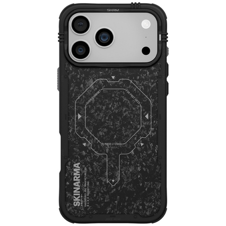 Etui Skinarma Vektor MagSafe do iPhone   17 Pro Max onyx