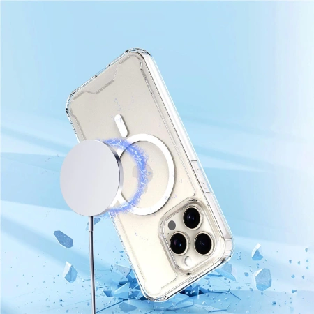 HURTEL ETUI CLEAR CORNER CASE DO IPHONE 16 PRO MAX DO MAGSAFE PRZEZROCZYSTE