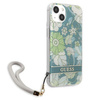 Guess GUHCP13MHFLSN iPhone 13 6,1" zielony/green hardcase Flower Strap