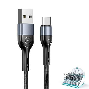 USAMS KABEL PLECIONY U55 USB-C DO TELEFONÓW TABLETÓW Z ŁADOWANIEM 2A SZYBKO