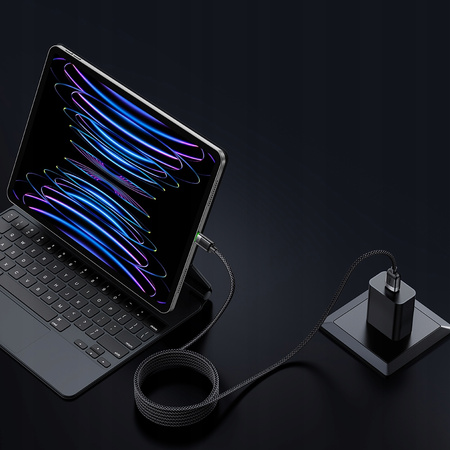 MCDODO ŁADOWARKA KABEL USB-C LIGHTNING SZYBKIEGO ŁADOWANIA DO IPHONE 1M LED