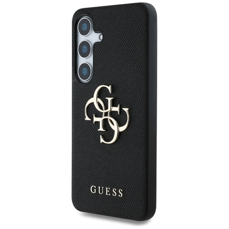 GUESS POKROWIEC TPU DO SAMSUNG GALAXY S25 GRAINED BIG LOGO 4G SMALL CLASSIC
