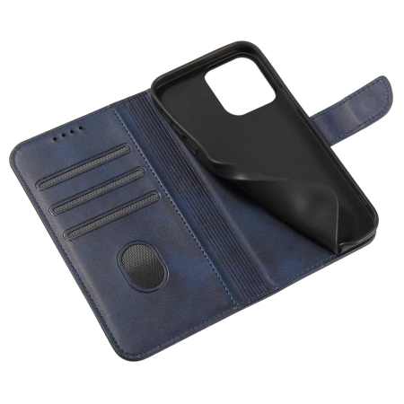 HURTEL MAGNET CASE ETUI DO IPHONE 13 PRO MAX POKROWIEC Z KLAPKĄ I PODSTAWKĄ
