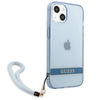 Guess GUHCP13MHTSGSB iPhone 13 6,1" niebieski/blue hardcase Translucent Stap