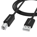 WOZINSKY KABEL PRZEWÓD USB-B USB-A DO DRUKARKI SKANERA 480MB/S 1M CZARNY