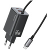 USAMS ŁADOWARKA SIECIOWA 65W DO IPHONE 12 13 14 15 2xUSB-C SZYBKA ŁADOWANIE