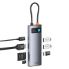 BASEUS HUB USB-C 7W1 DO LAPTOPA HDMI 4K 60HZ 3X USB 3.0 USB-C PD SD