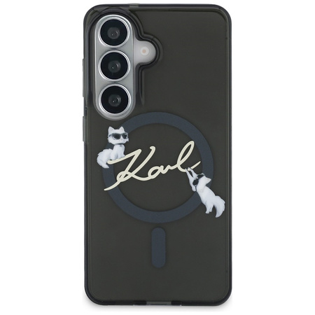 Etui Karl Lagerfeld IML KC Script        MagSafe do Samsung Galaxy S26 Plus czarny