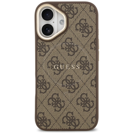 Etui Guess 4G PU Classic Logo MagSafe do iPhone 17 brązowy